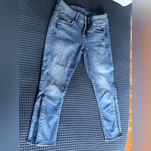 G-Star Raw Lynn Mid Skinny Blue Jeans (size 7/8 WMN)